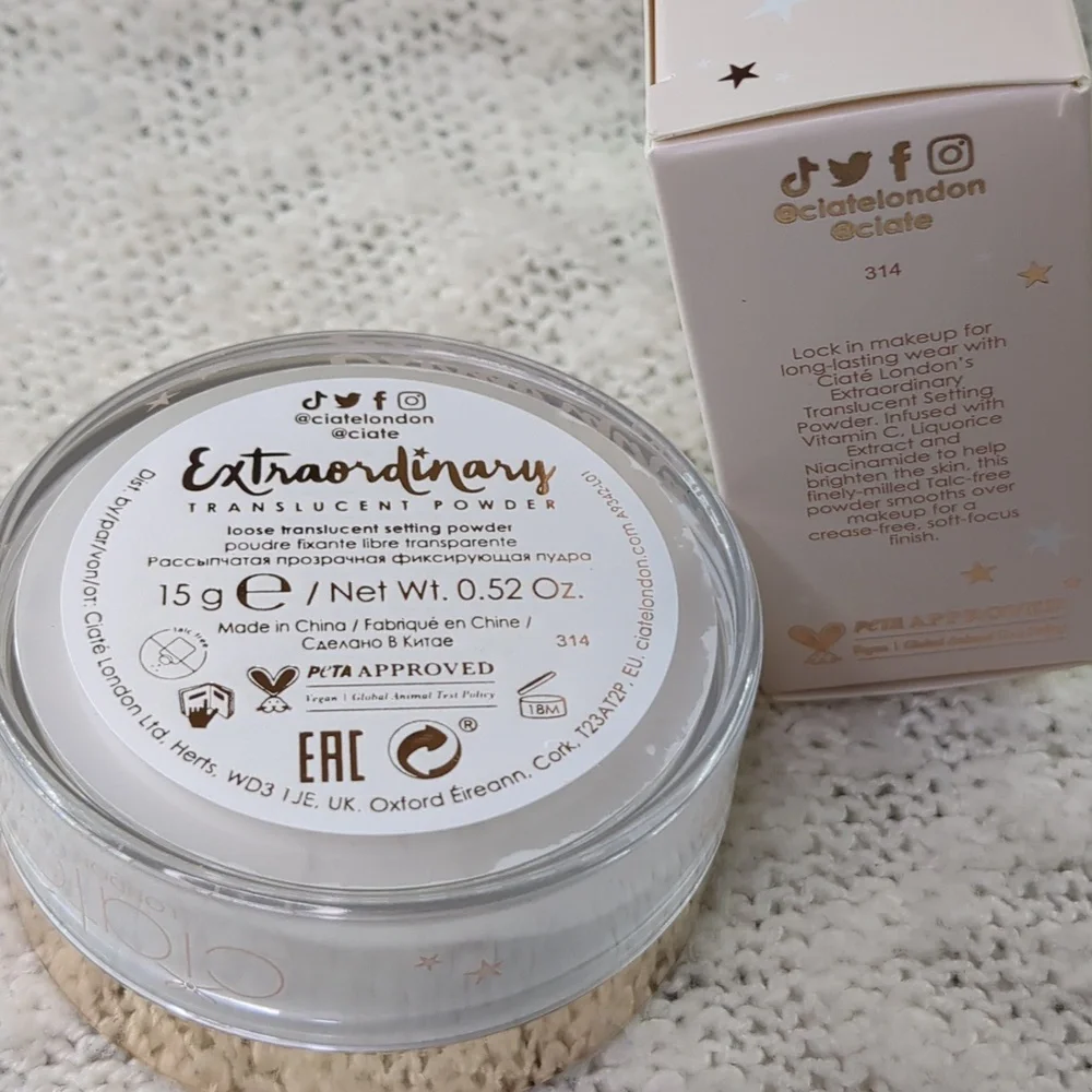 Ciaté Extraordinary Powder in Translucent, 15g/0.52oz